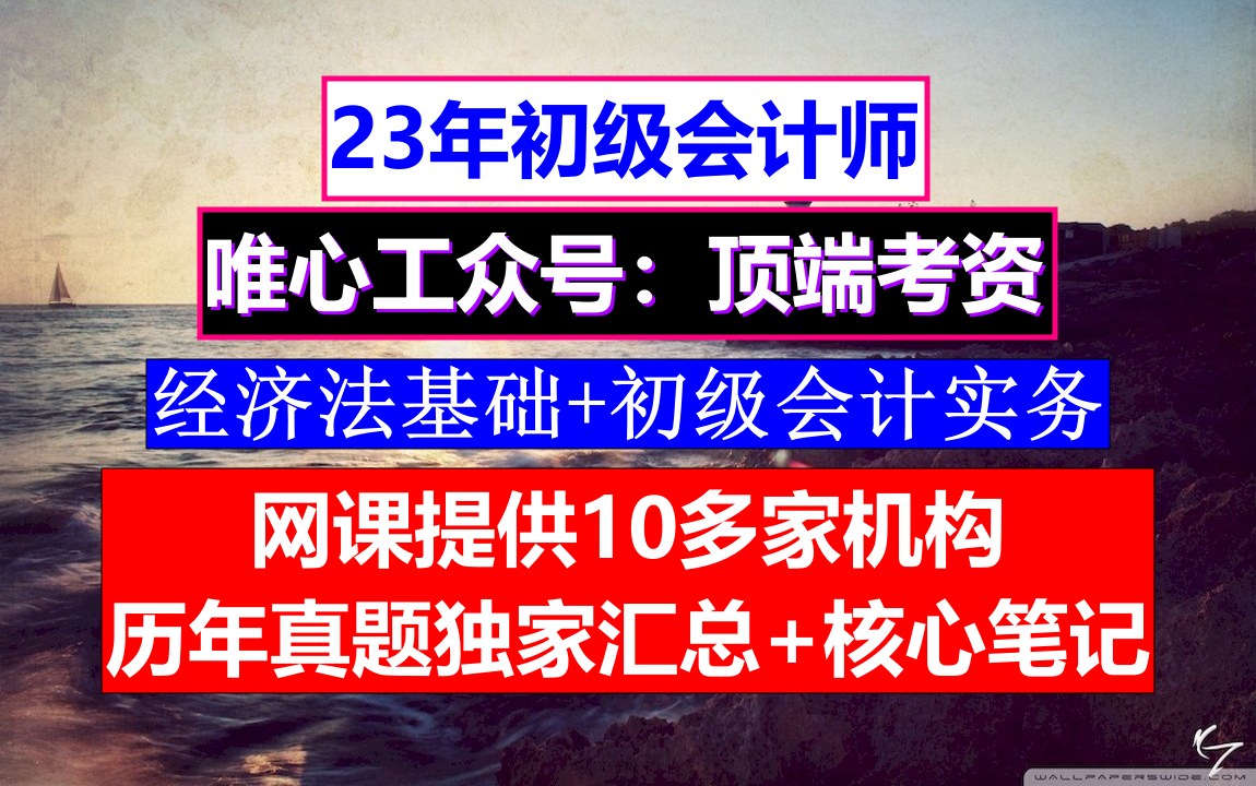 初级会计考证,初级会计证报名时间一考几次初级会计考试一有几次报考机会哔哩哔哩bilibili