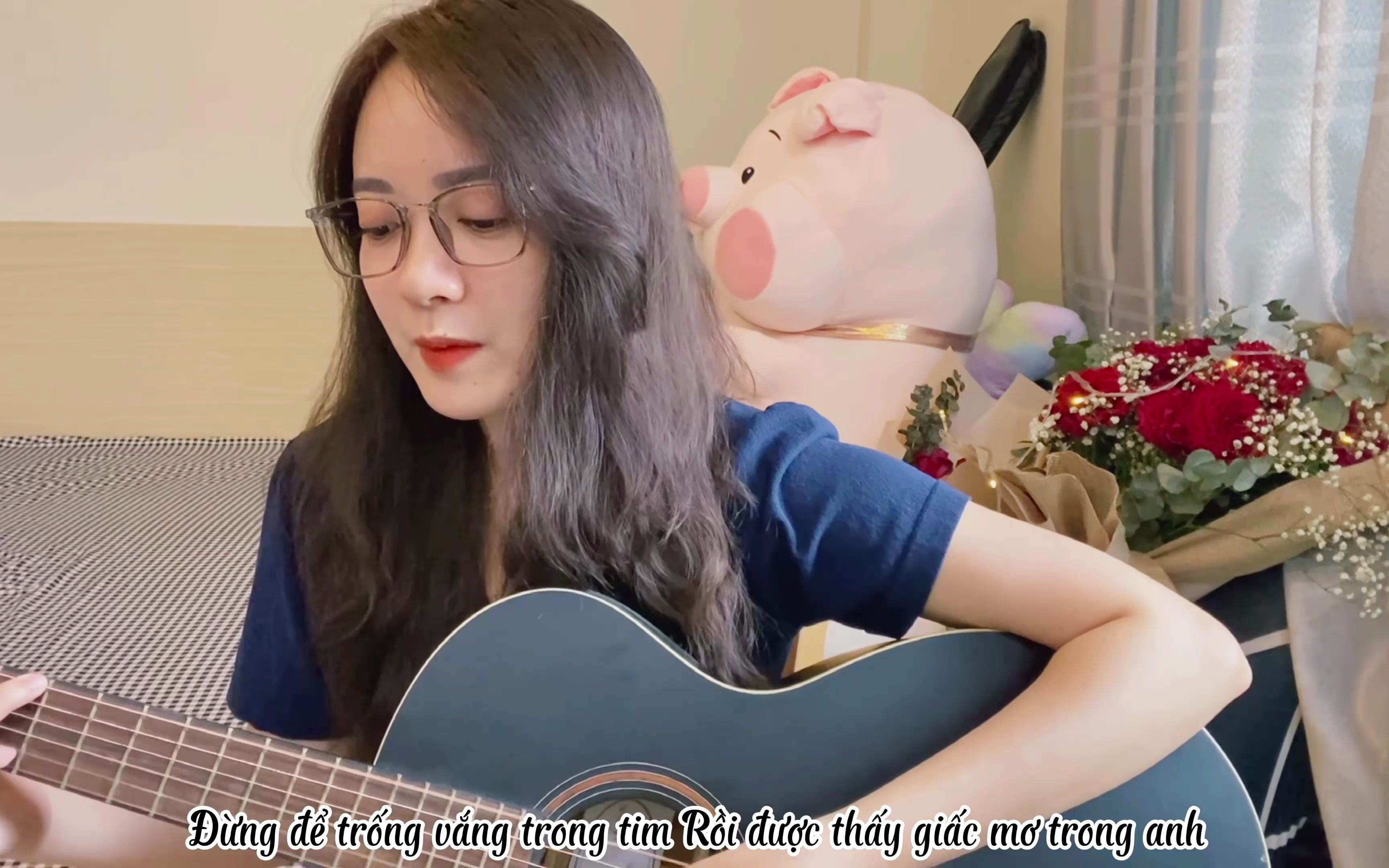 【越南hkt】越南小姐姐翻唱hkt歌曲-避雨情缘