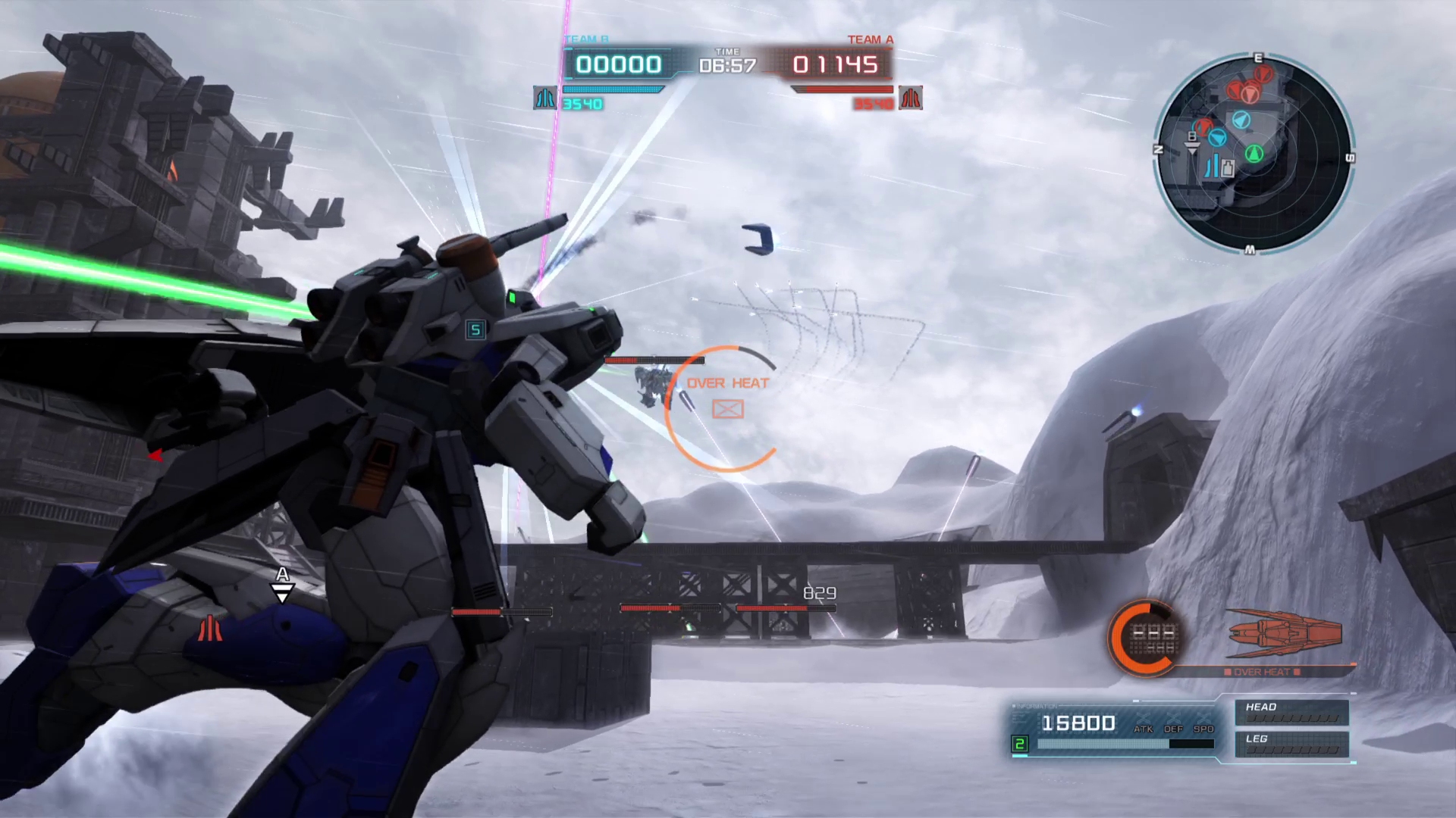 高达战斗行动2 北极重牛 没战线就算有15万输出还是输