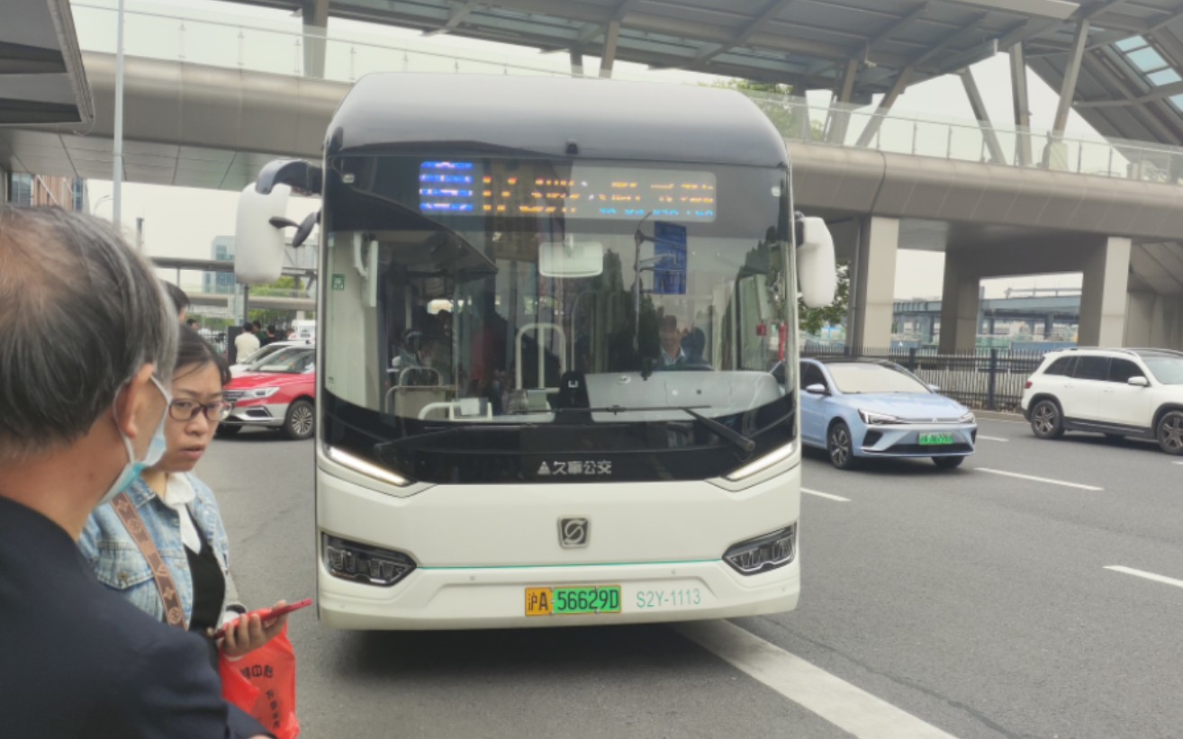 上海久事公交集团巴士三公司173 申沃 swb6129bev95g (iev12) 运行