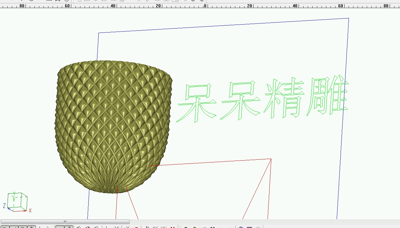 精雕软件做假四轴的杯子教程电脑雕刻旋转轴石膏模具教程哔哩哔哩bilibili