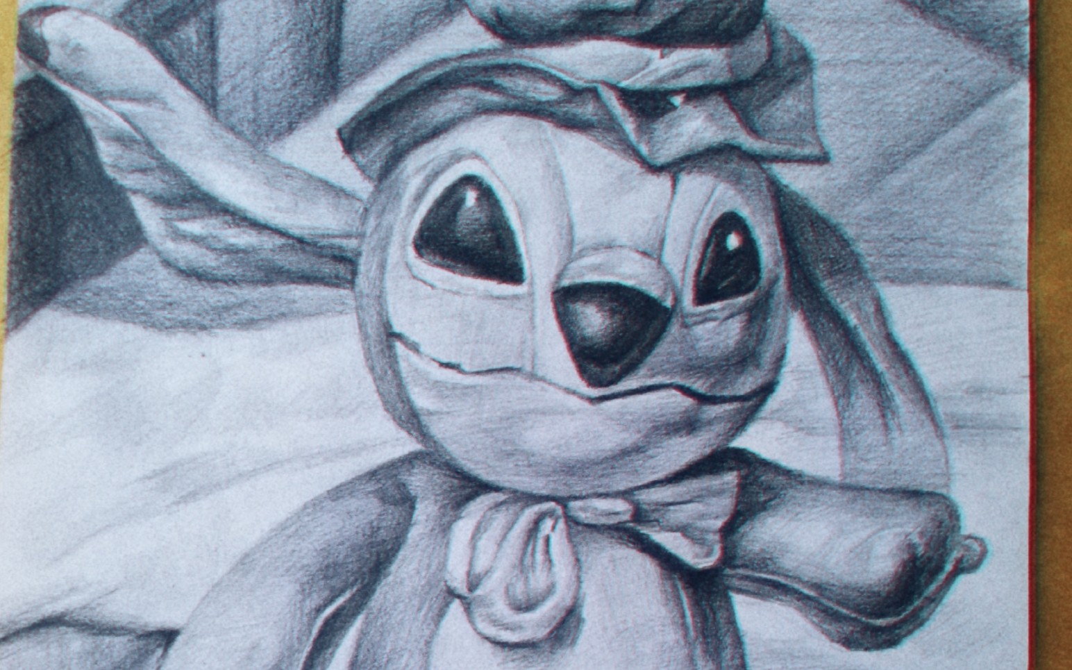 【素描版的史迪仔】三步速成素描|手绘|超级呆萌