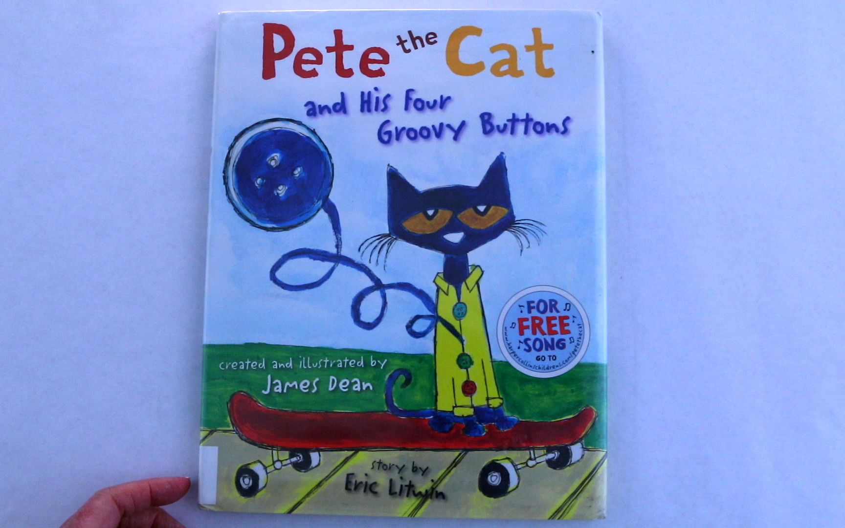 [图]皮特猫和他的4颗炫酷的纽扣? Pete the Cat and His Four Groovy Buttons by Eric Litwin in 2012