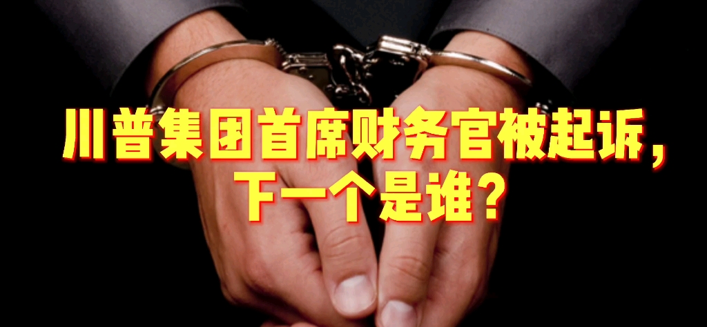 川普集团首席财务官被起诉,下一个是谁?哔哩哔哩bilibili