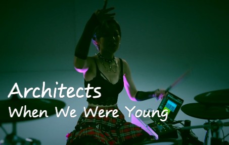 [图]【金属核】短发曼青超帅翻奏Architects 'When We Were Young' | DM-7X