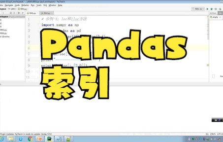 【python数据分析】[Pandas]索引方法,我们一起进步学习吧哔哩哔哩bilibili