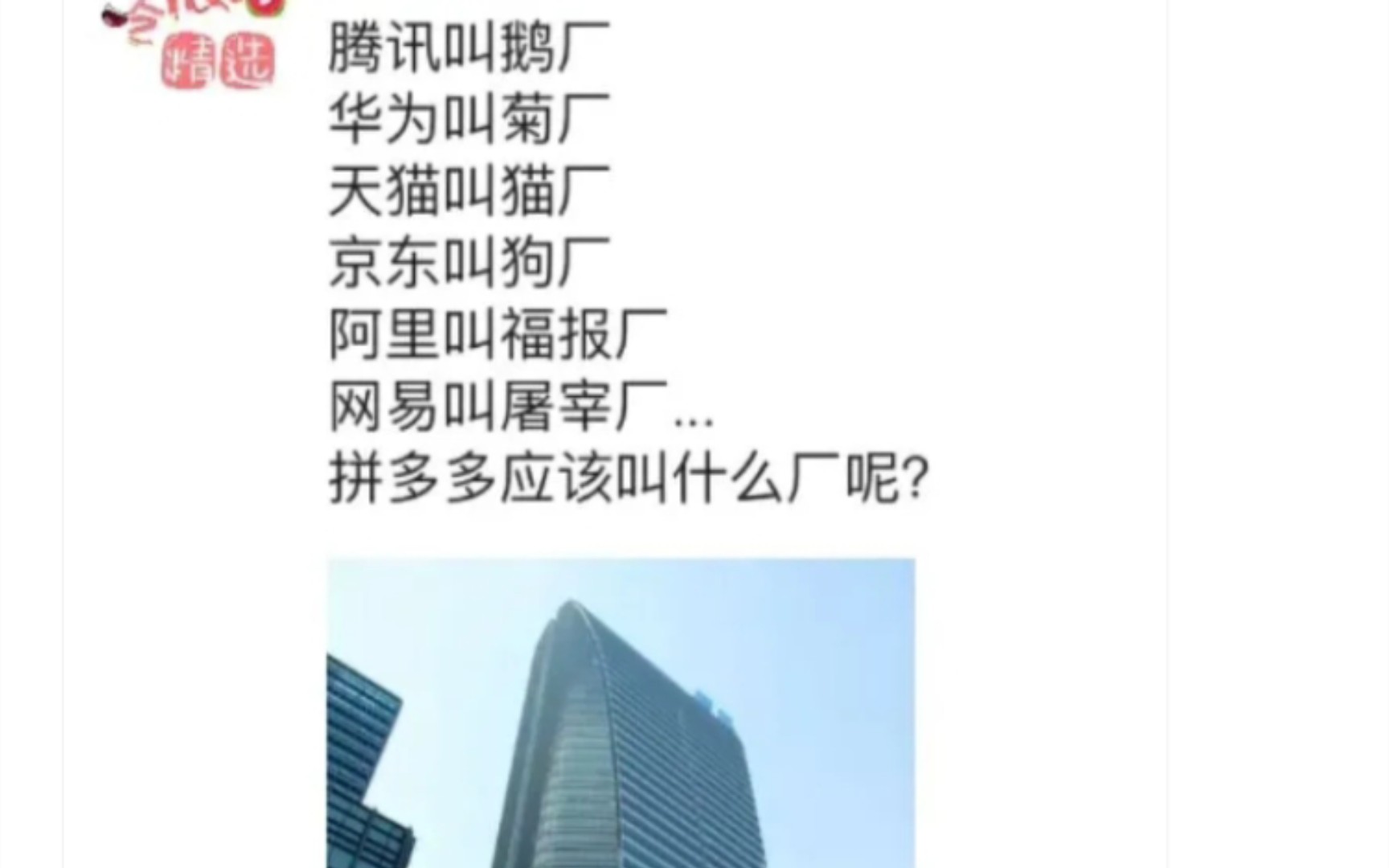 所以拼多多应该叫什么厂呢?哔哩哔哩bilibili