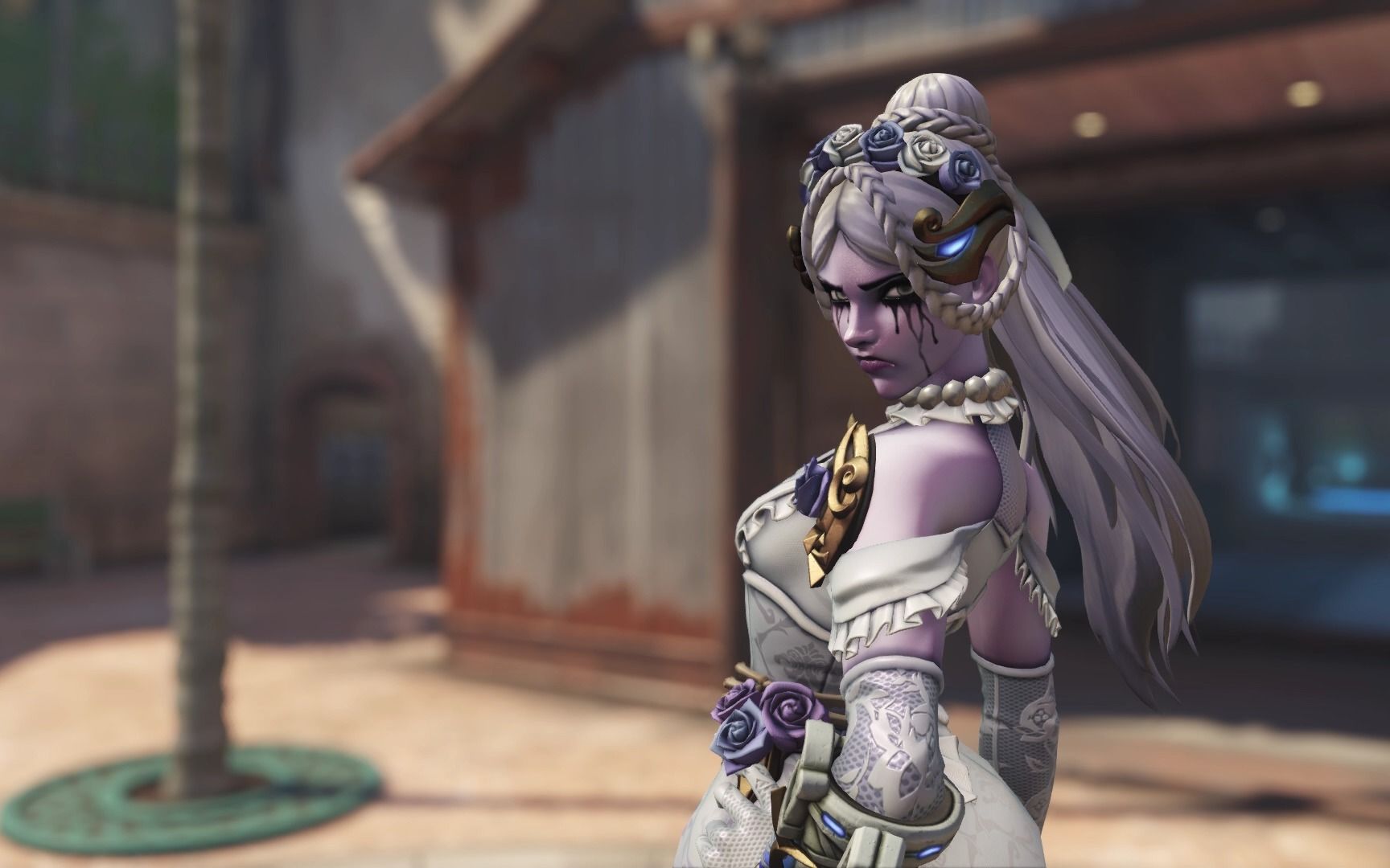 黑百合鬼新娘皮肤太好看了吧