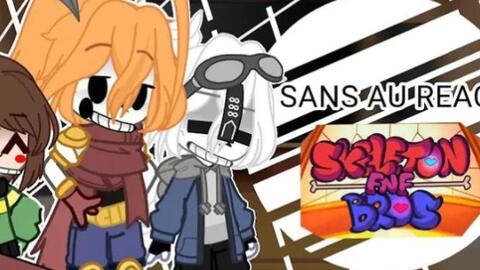 Undertale Reacts to Reaper!Sans Vs Geno!Sans(Gacha Club)_单机游戏