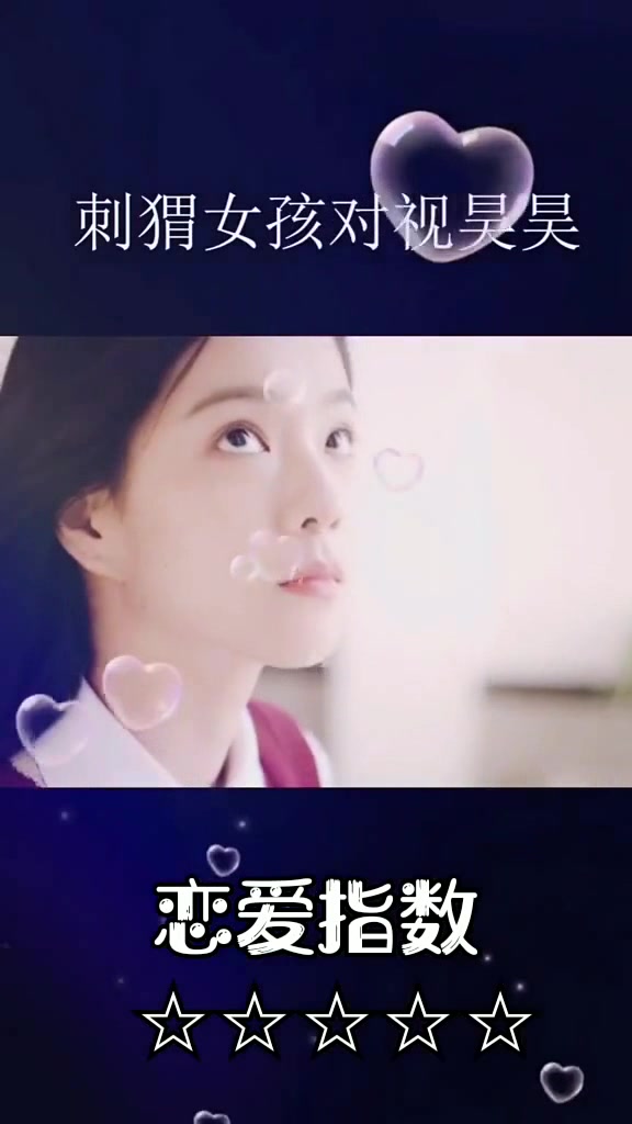 昊昊一共对视了几次爱情我的刺猬女孩作品推广