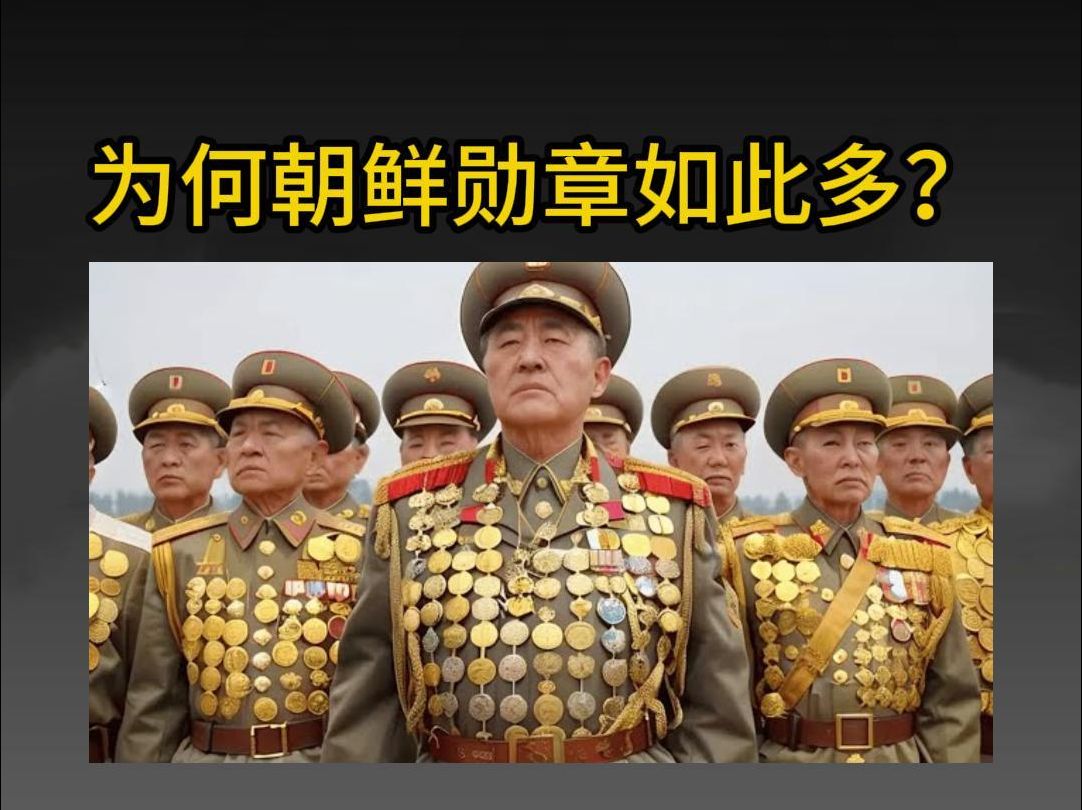 为何朝鲜的勋章如此之多?