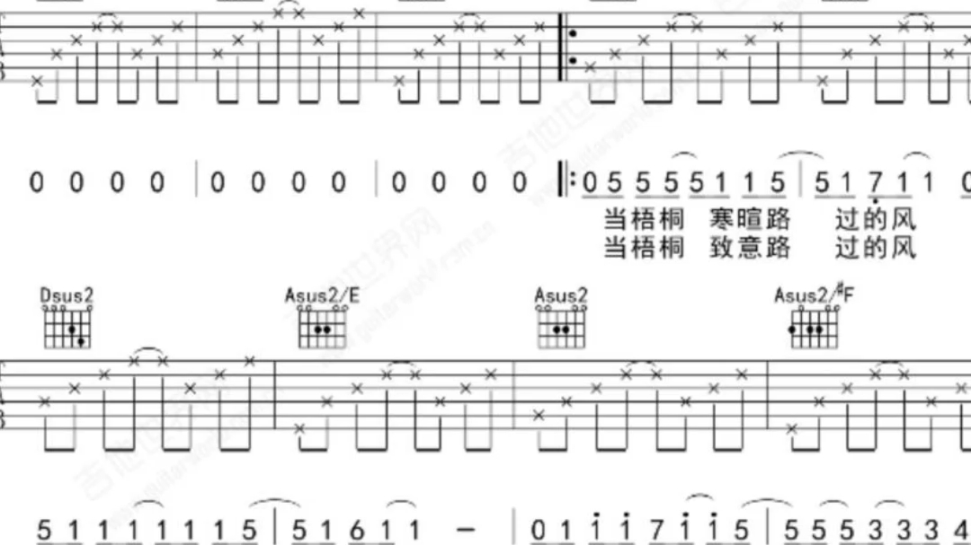 给某某简谱双手数字图片