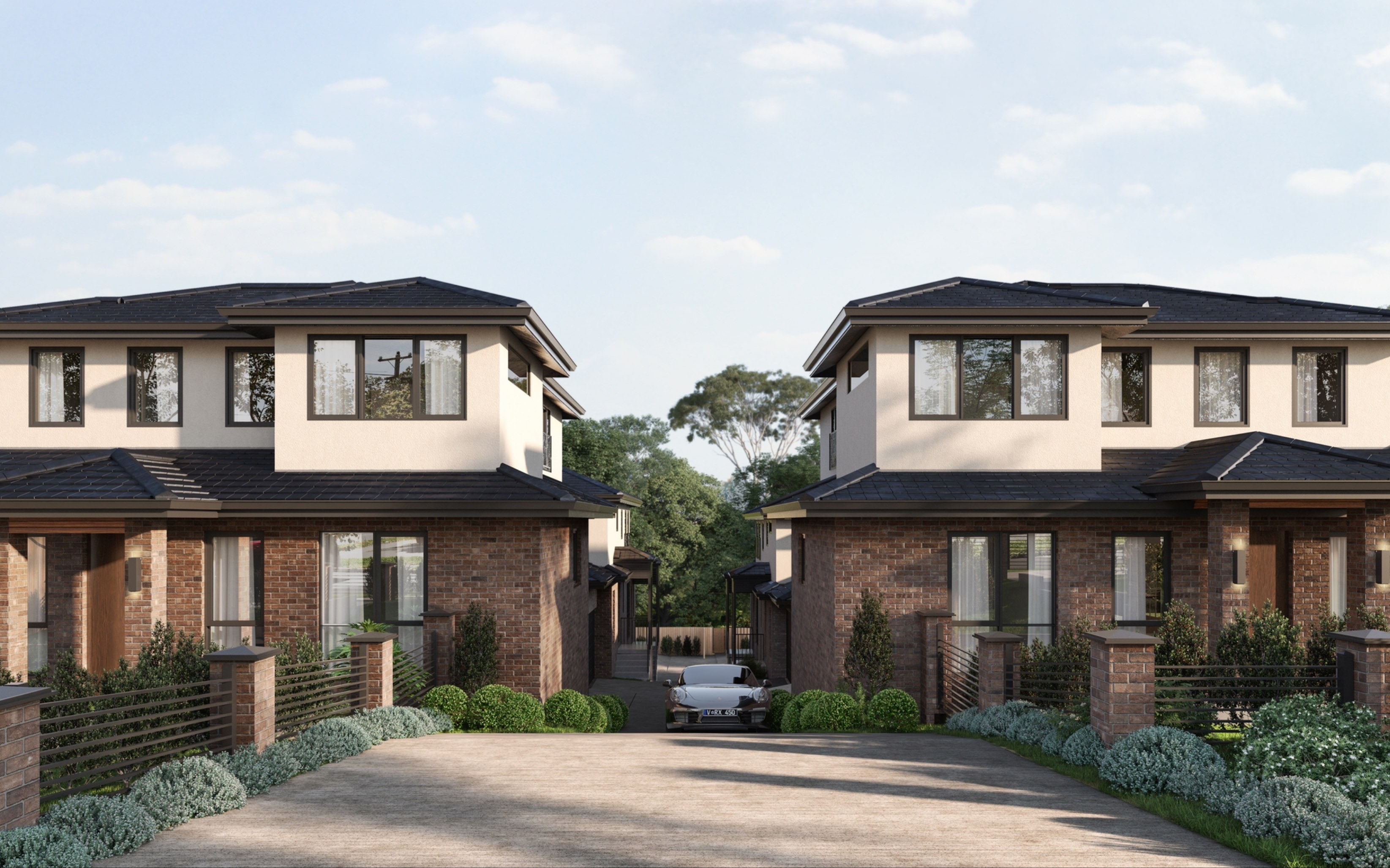 墨尔本nunawading的联排别墅,4室2.