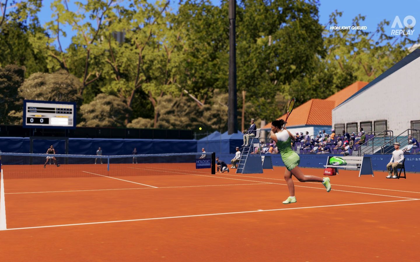 ao tennis 2 wta250赛 帕勒莫站 女单第一轮 郑钦文vs格鲁比奇 set 1