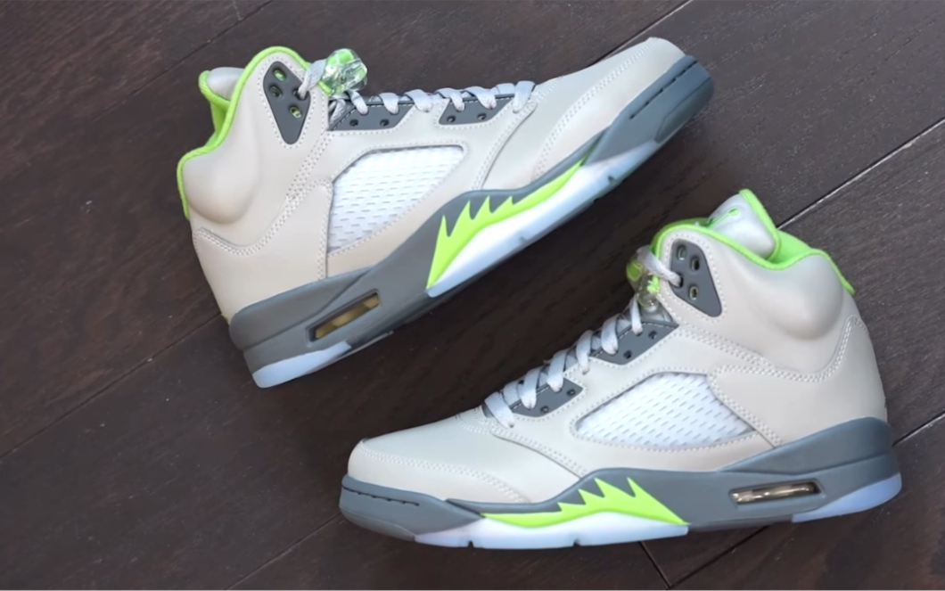 Jordan 5代 Green Bean 绿豆 灰绿|TonyD2Wild哔哩哔哩bilibili