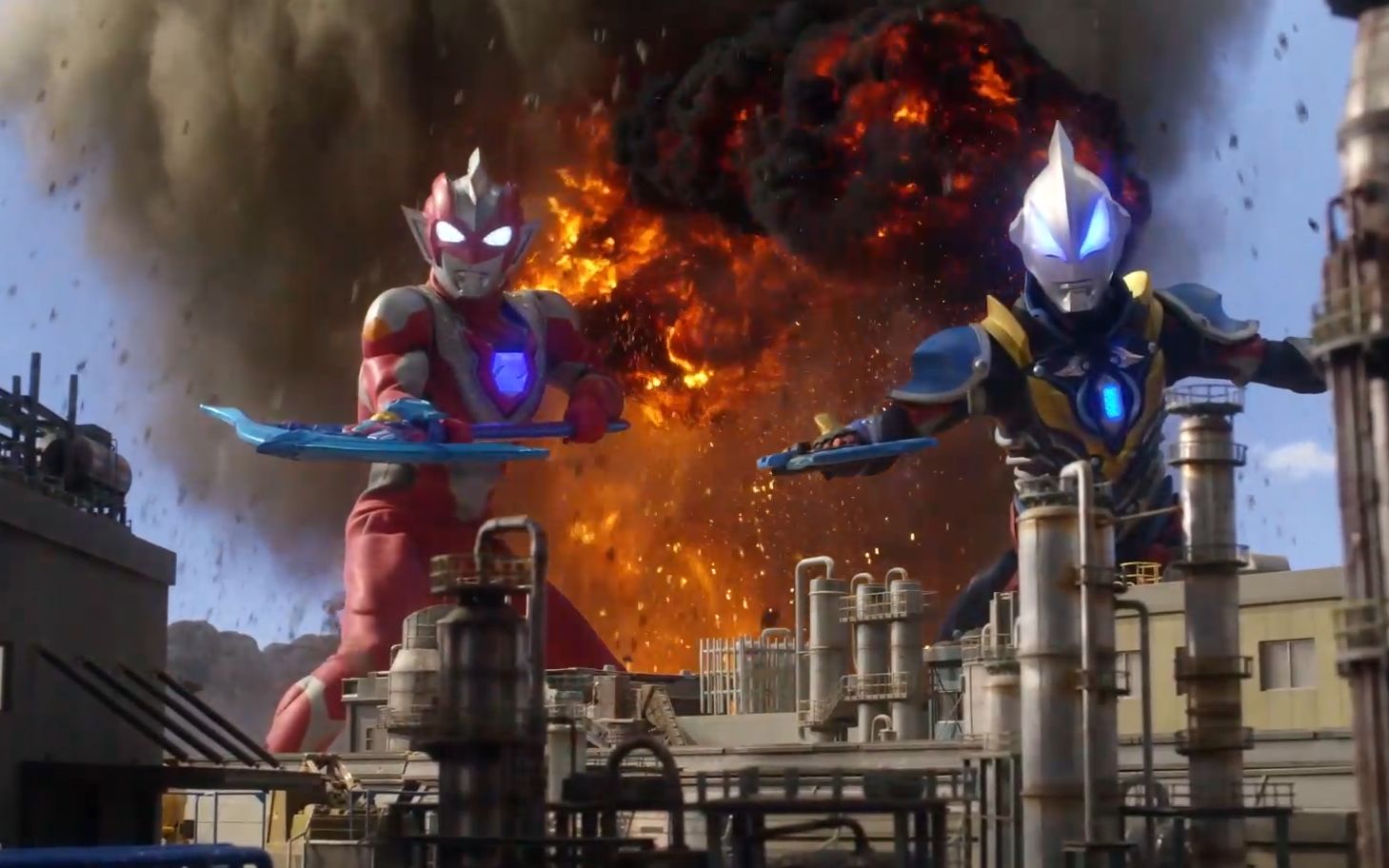 泽塔奥特曼,捷德奥特曼回归战斗片段2_哔哩哔哩_bilibili