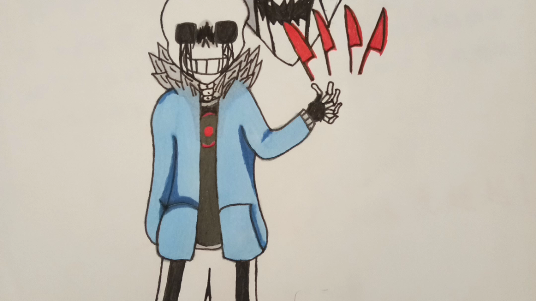 (新人手绘)killer sans_哔哩哔哩 (゜-゜)つロ 干杯~-bilibili