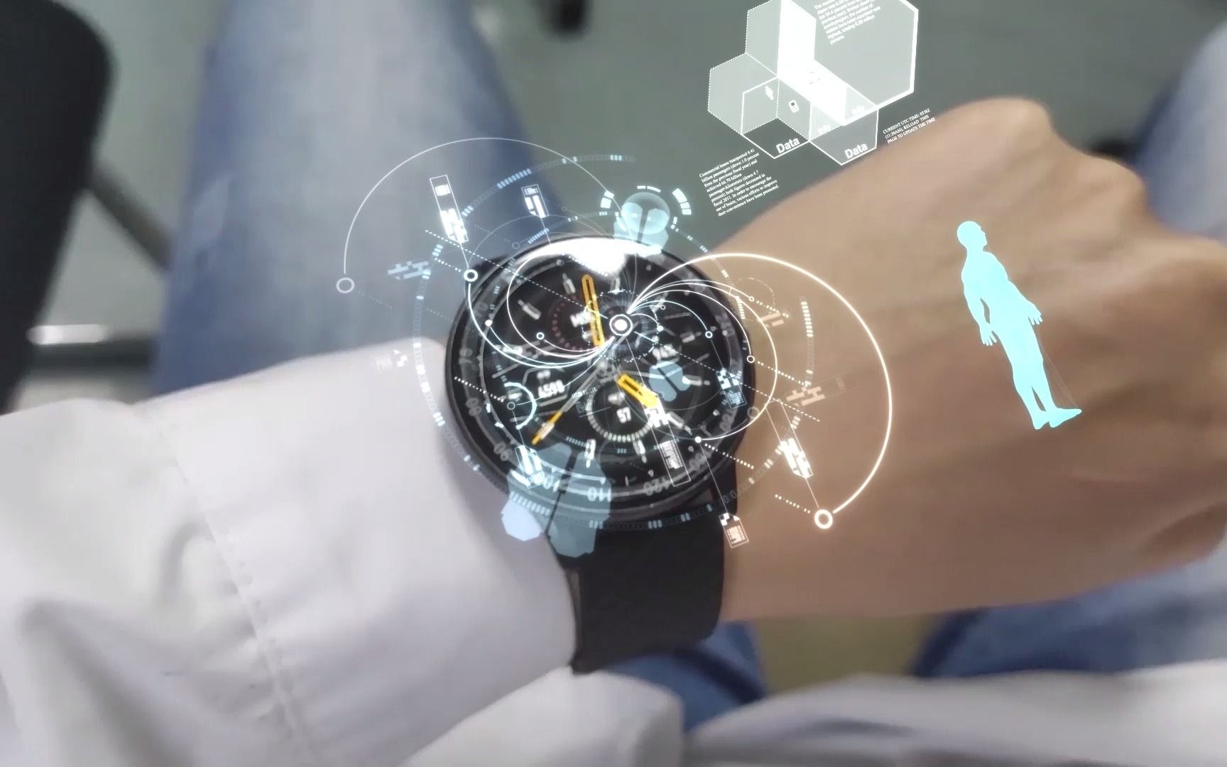 ae特效,手表全息投影科技感特效!【交作业】