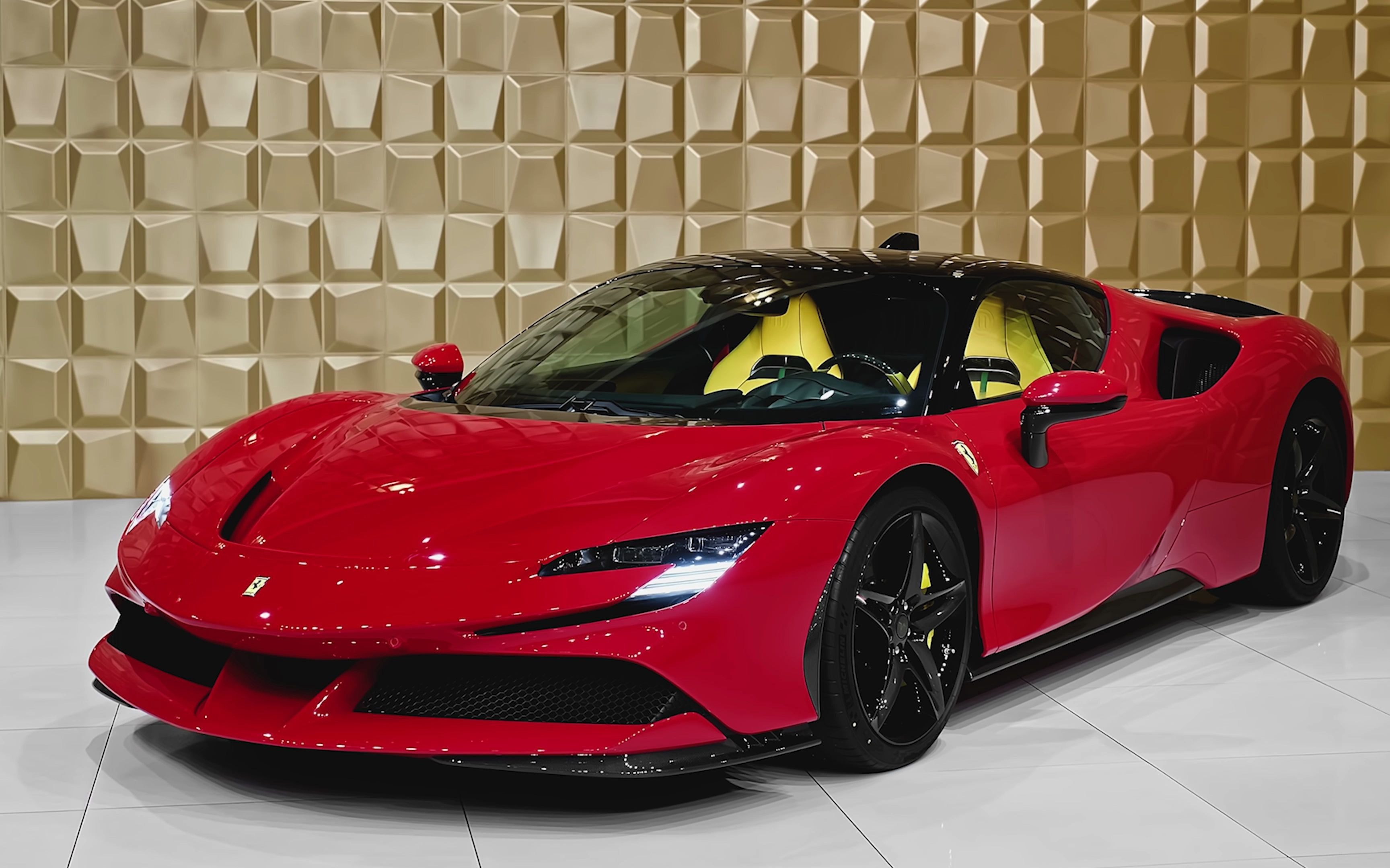 2021法拉利sf90斯特拉代尔定制音响内饰和外观4k