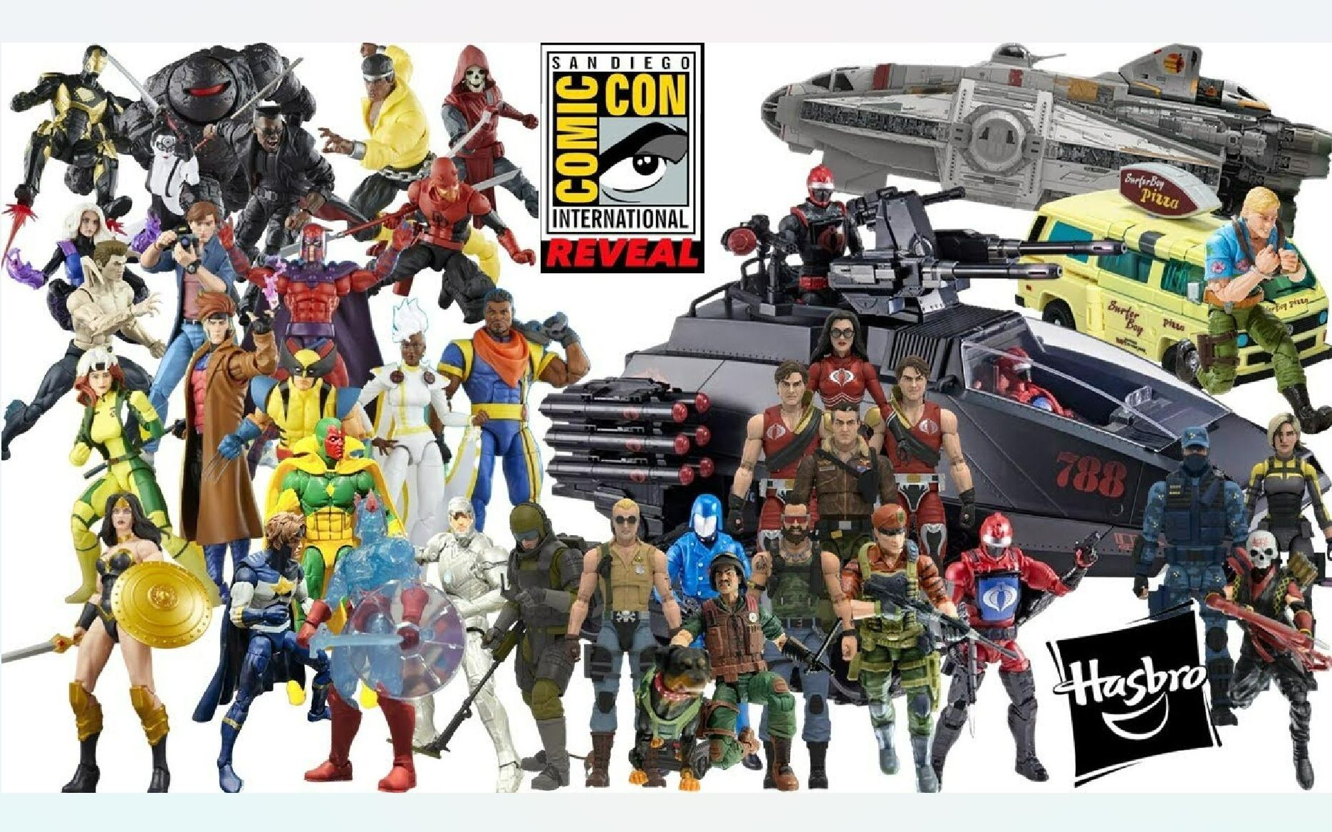 孩之宝  SDCC 2023  Marvel  Star Wars  G.I. Joe  Transformers哔哩哔哩bilibili