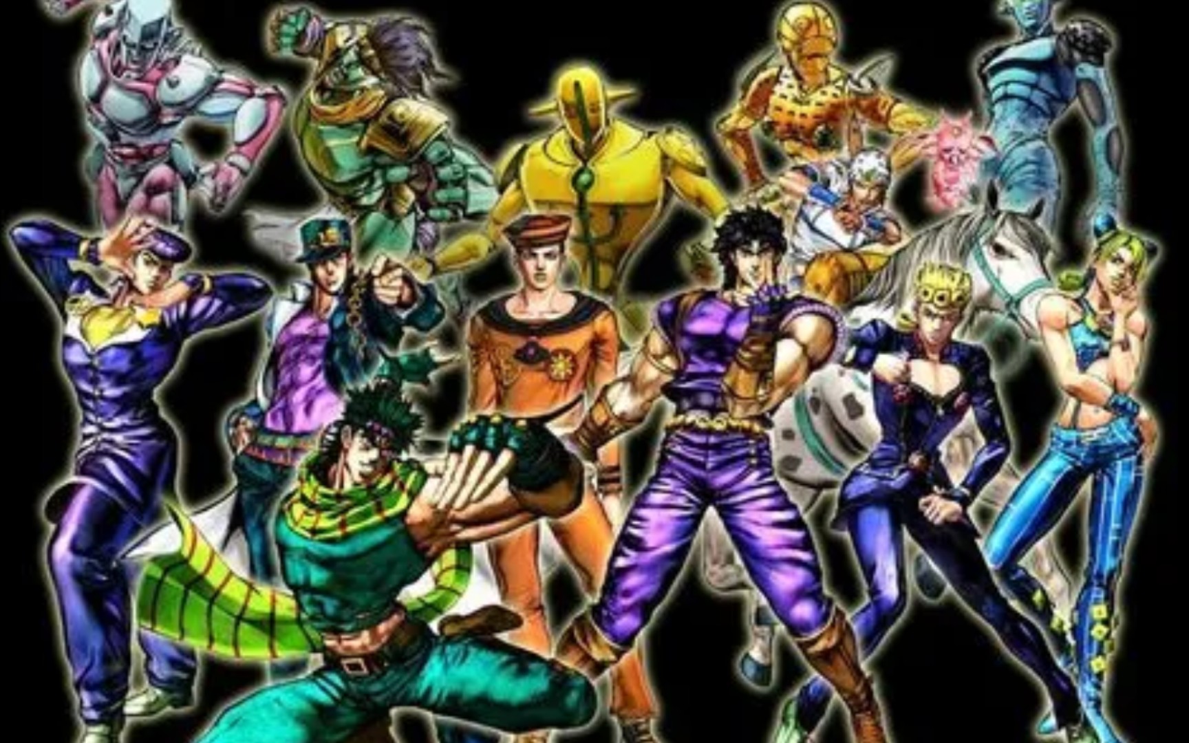 [图]【JOJO X Mugen】历代JOJO技能演示