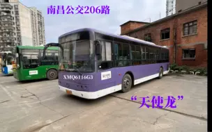 Download Video: 【龙腾洪都｜全国最后疯狂的营运天使龙｜伪第一视角】南昌公交206路罗家集停车场至老福山南 原声原速POV