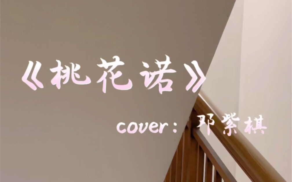 [图]《桃花诺》邓紫棋(cover)｜楼道女声翻唱