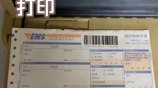 ems国内特快打印