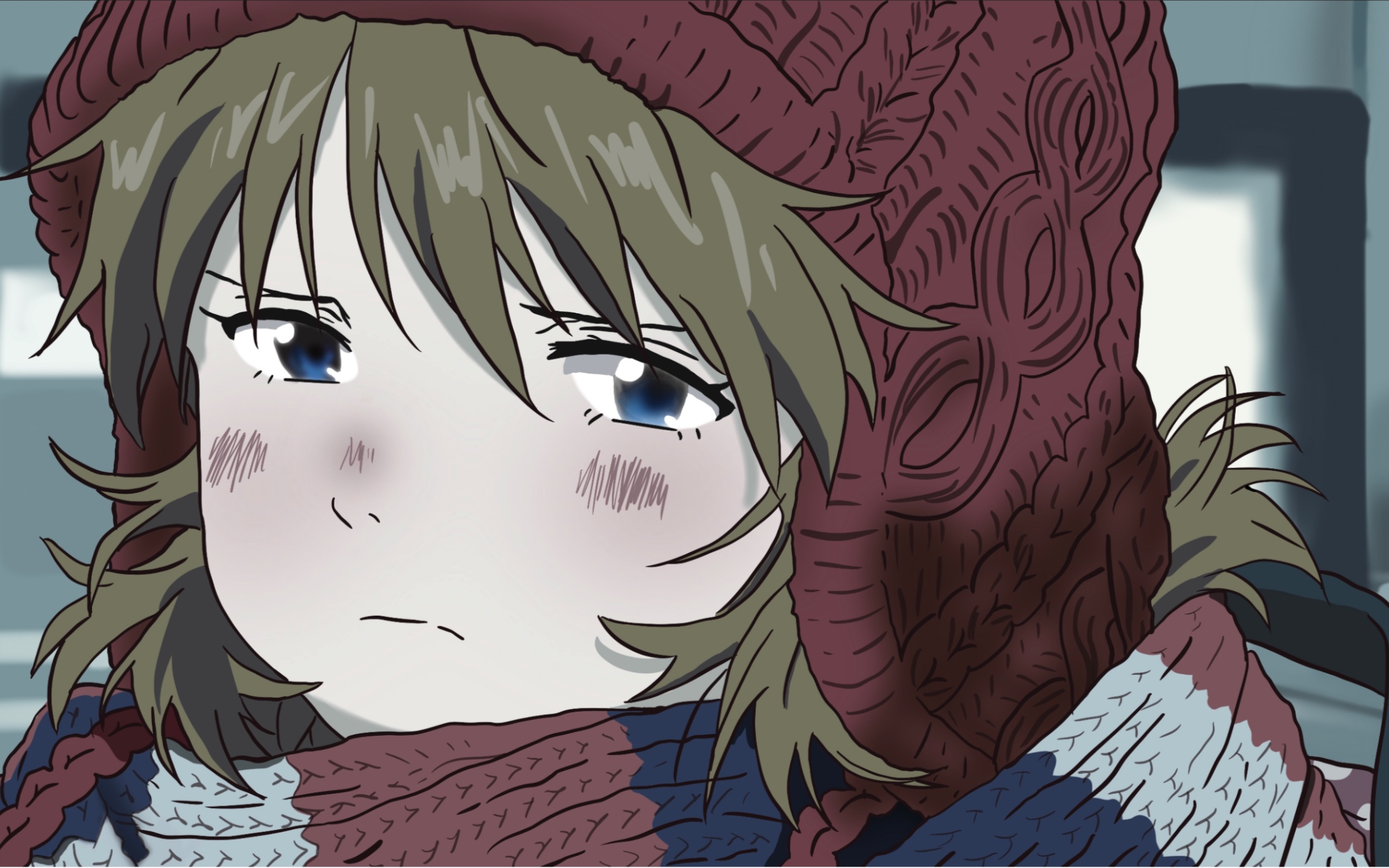 procreate绘制幼年明日香,出自eva·终