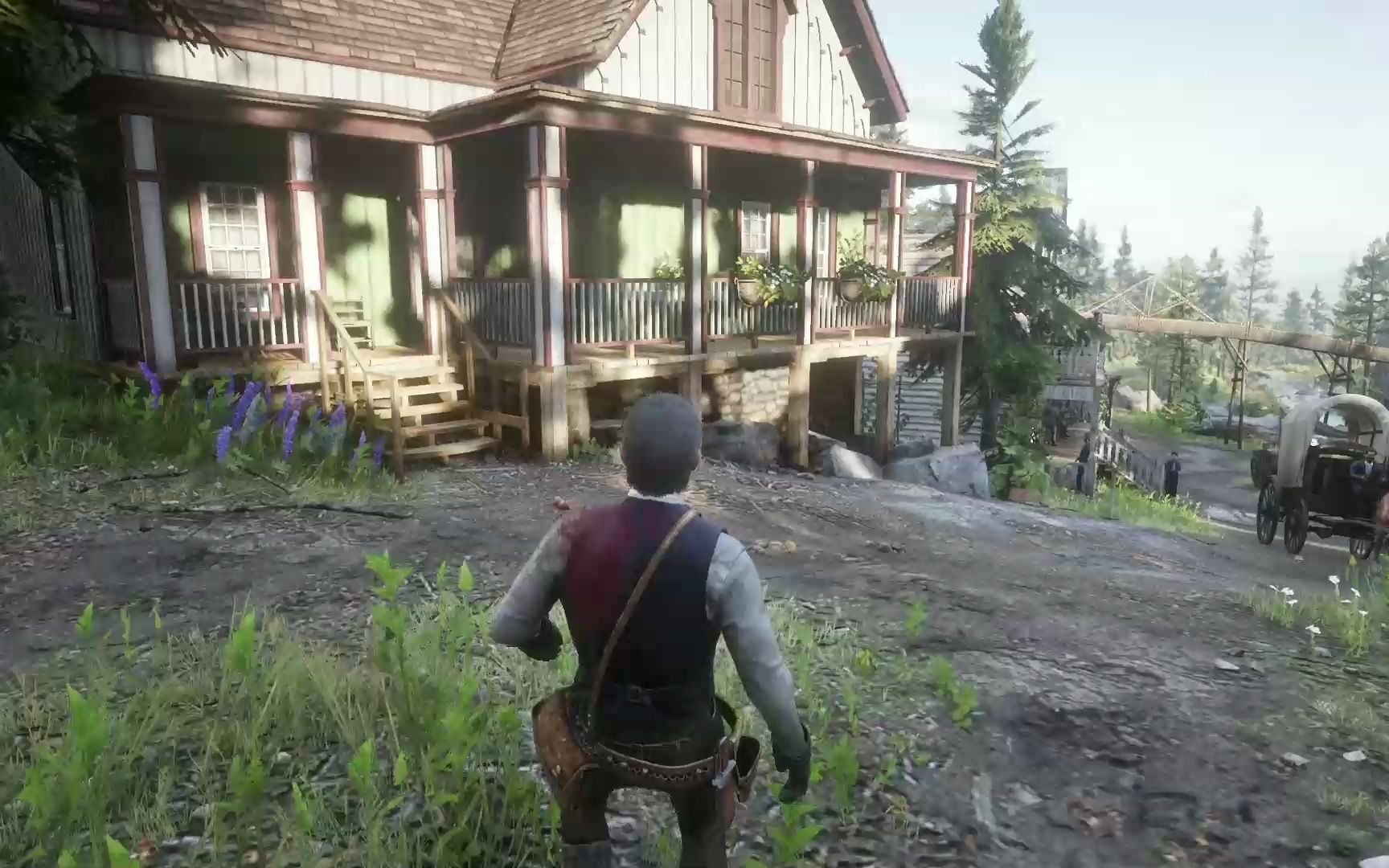 荒野大镖客草莓镇得到一份情报有输富有的马车嘿嘿