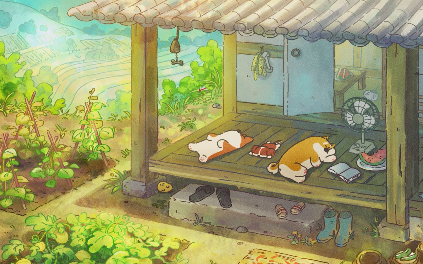 【bgm】夏日 午后 休息 小狗 悠闲 陪伴学习 助眠