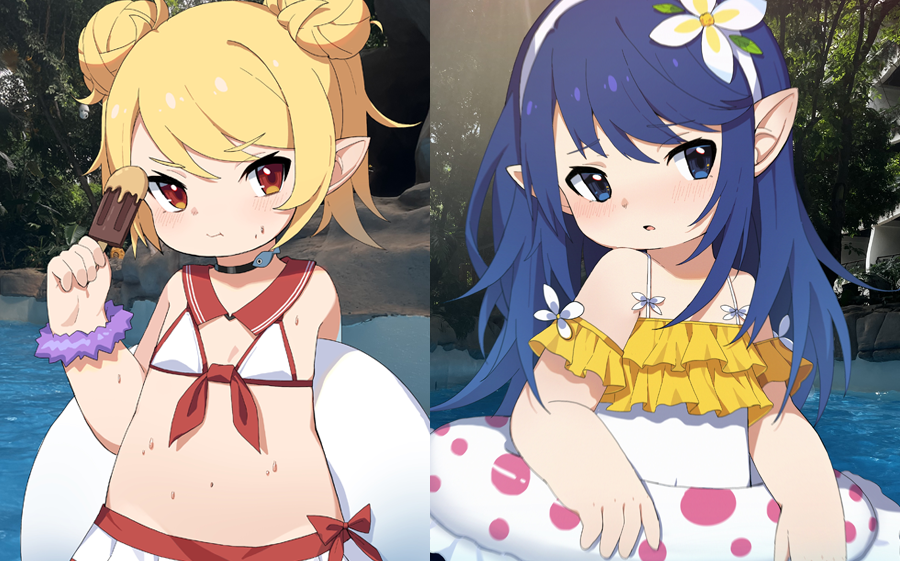 【ff14】小小泳装拉拉肥