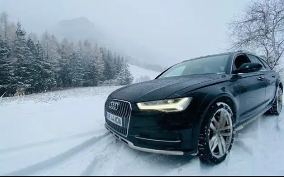 雪地撒欢奥迪a6allroad雪地实录熊猫桑的巴伐利亚记者时间