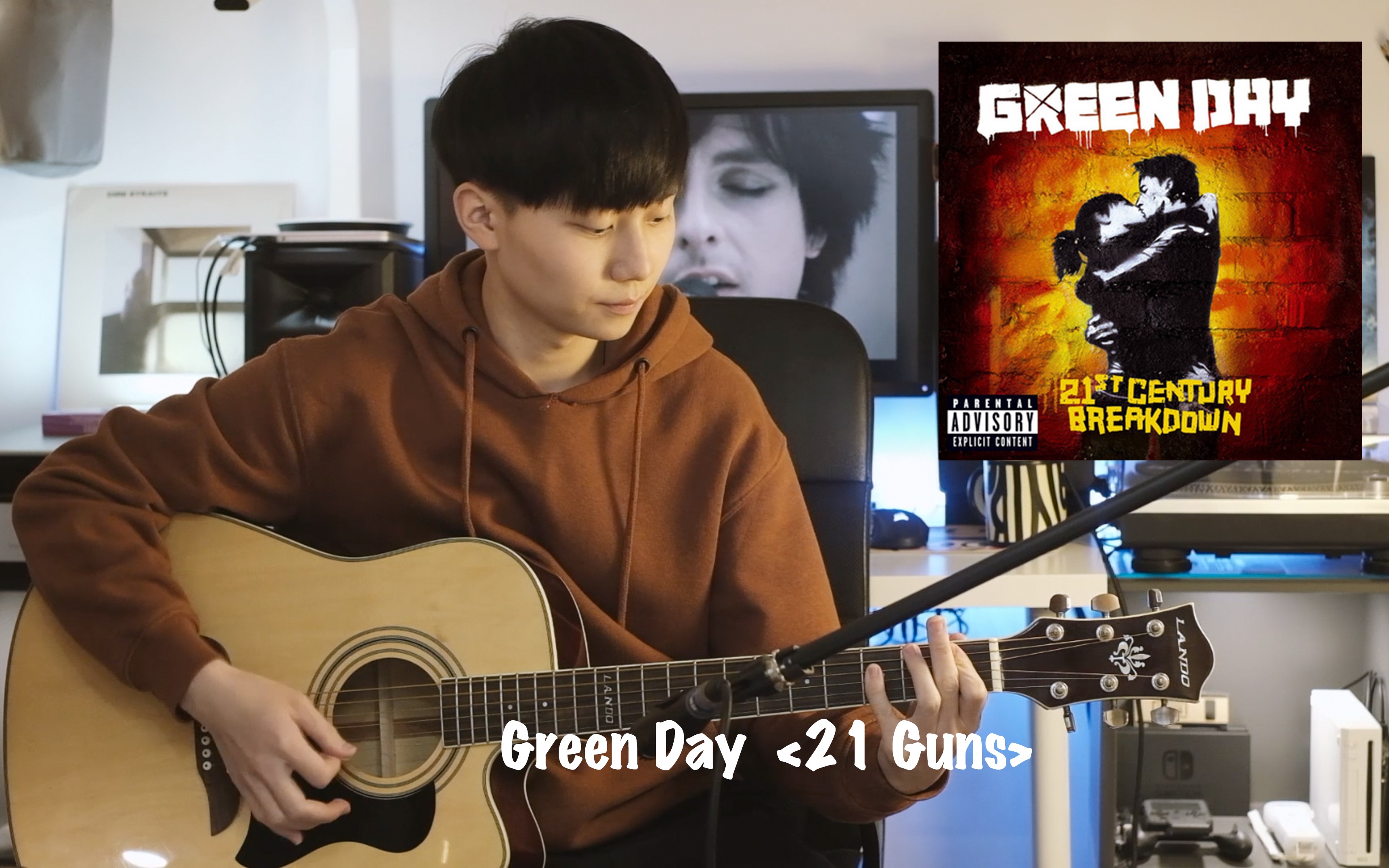 green day-21 guns-guitar cover 绿日乐队吉他cover-《变形金刚》2
