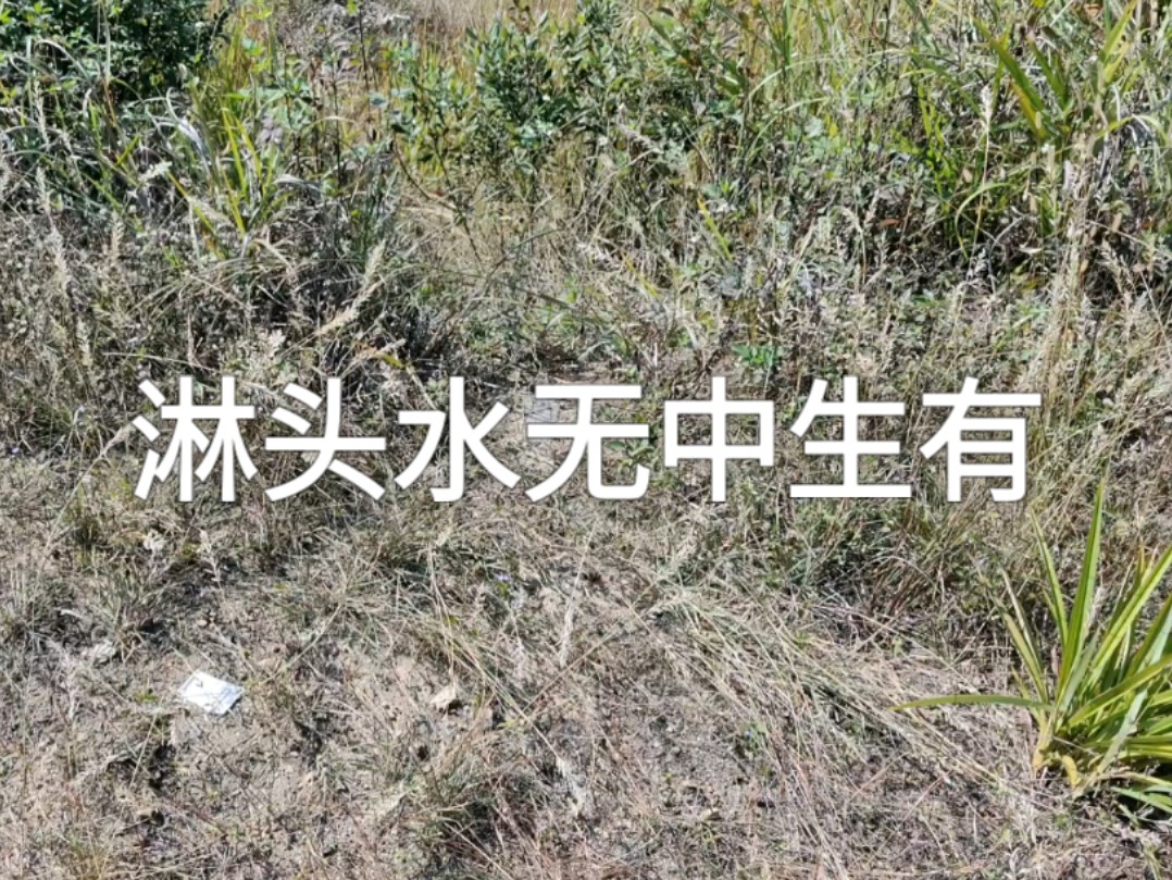 人为的造成了一条淋头水