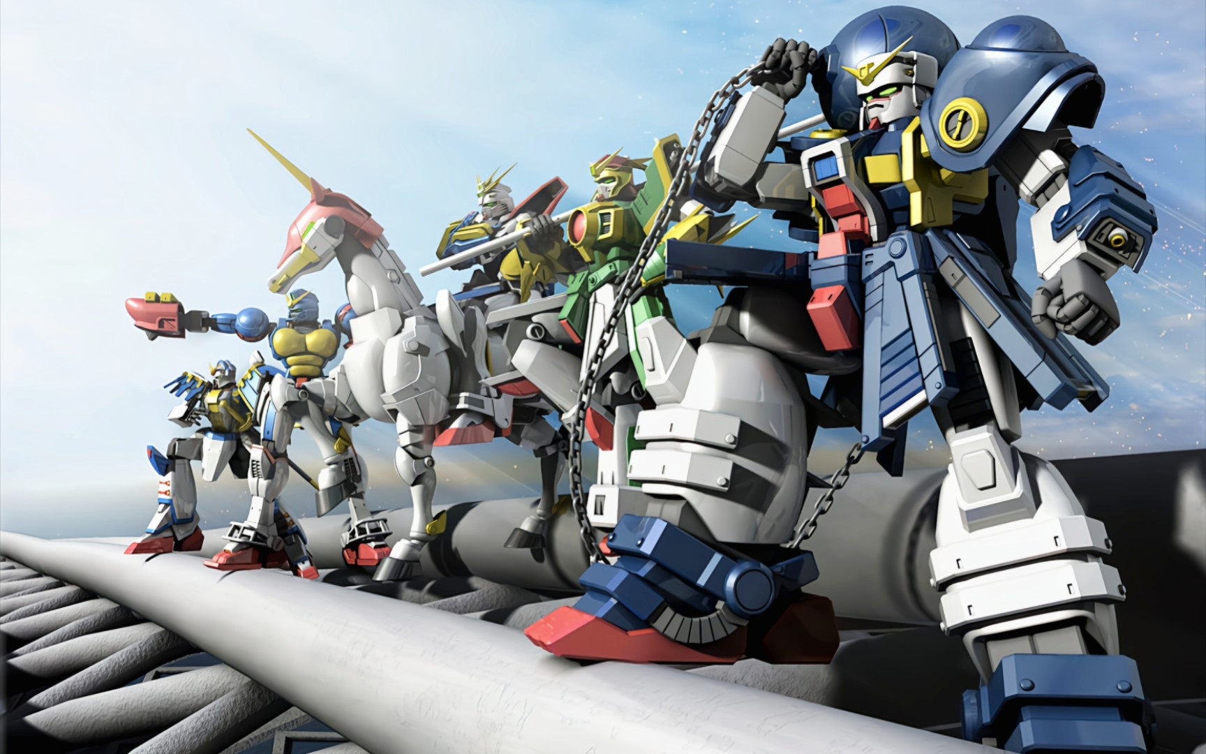 机战mx 机动武斗传g高达 洗牌同盟战斗合集