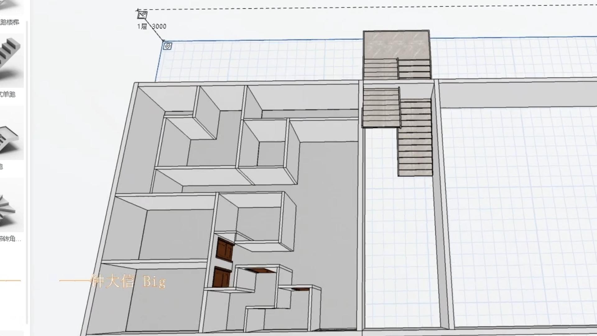 加速世界【设计楼房3d画建筑 平层 内高3m】片段4——202303062340哔哩哔哩bilibili