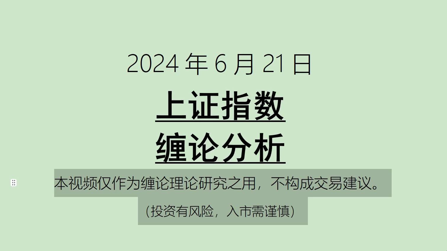 [图]《2024-6-21上证指数之缠论分析》