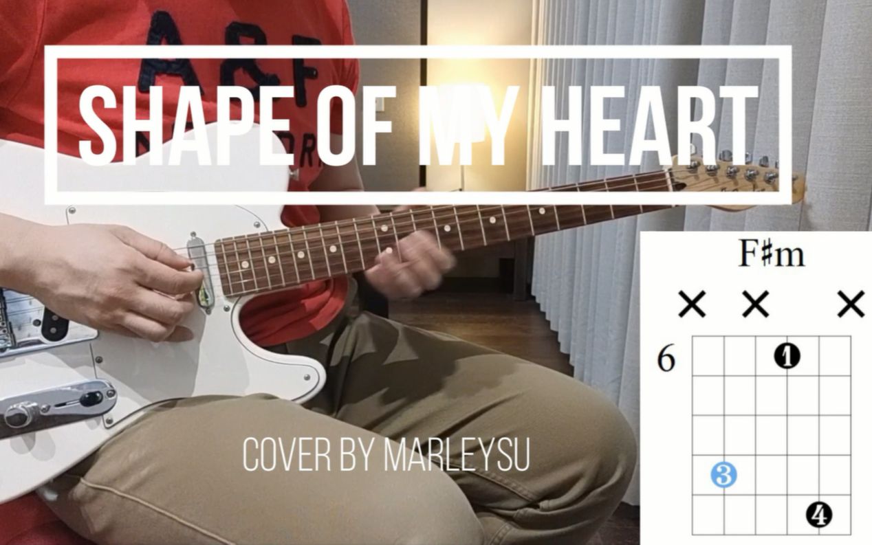 [图]【电吉他】 Shape of My Heart - Sting  和弦谱