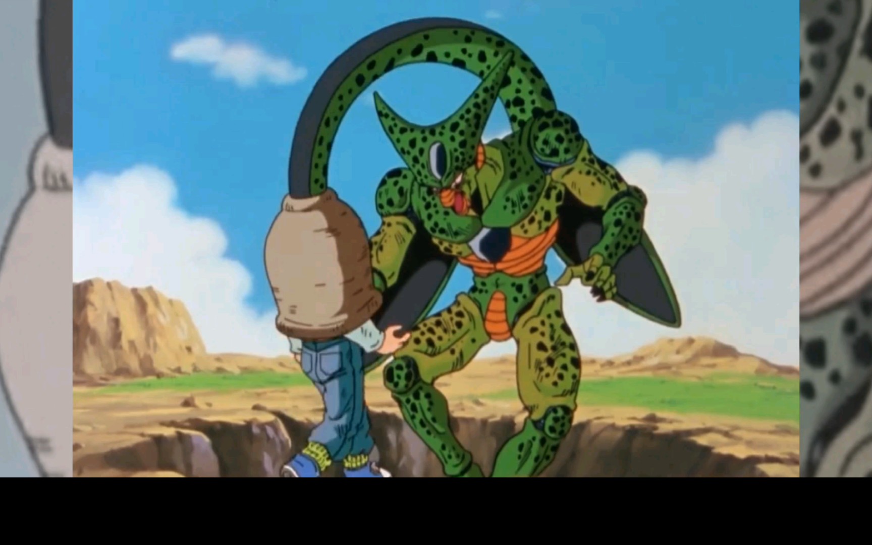 龙珠——高清看贝吉塔暴揍沙鲁第二形态