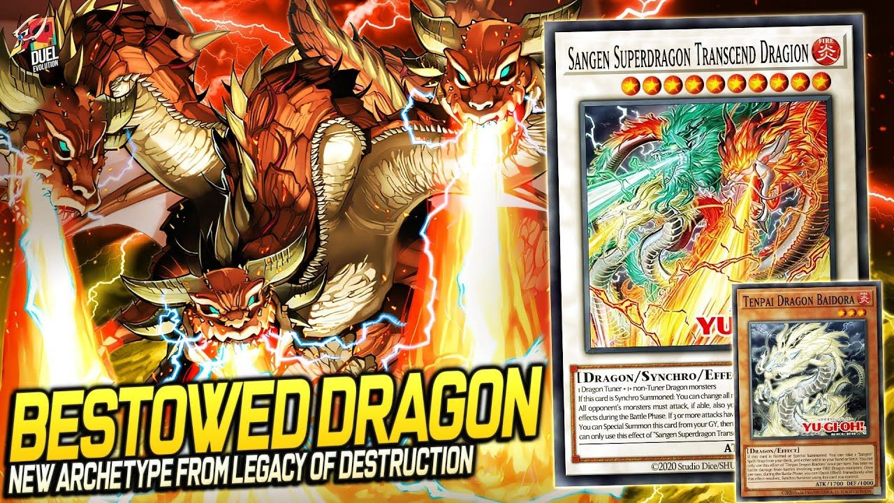 游戏王 新系列麻将龙天杯龙卡组思路分享 Bestowed Dragon Deck EDOPRO Replays桌游棋牌热门视频