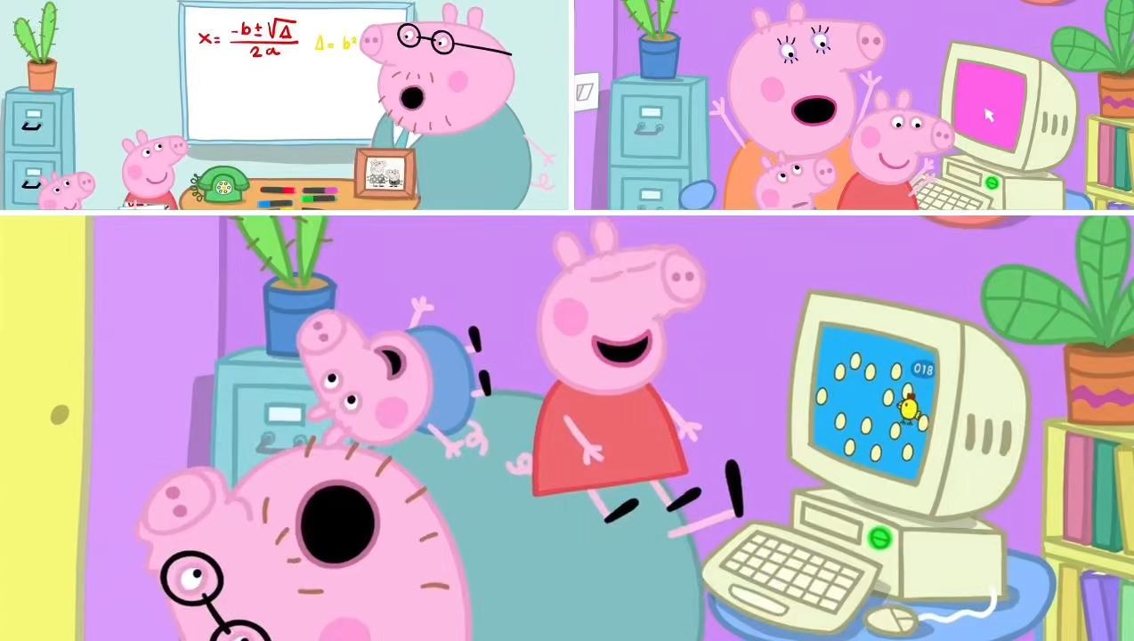 Peppa Pig小猪佩奇英文原版  快来看看猪爸爸和猪妈妈的工作!(每日更新)哔哩哔哩bilibili