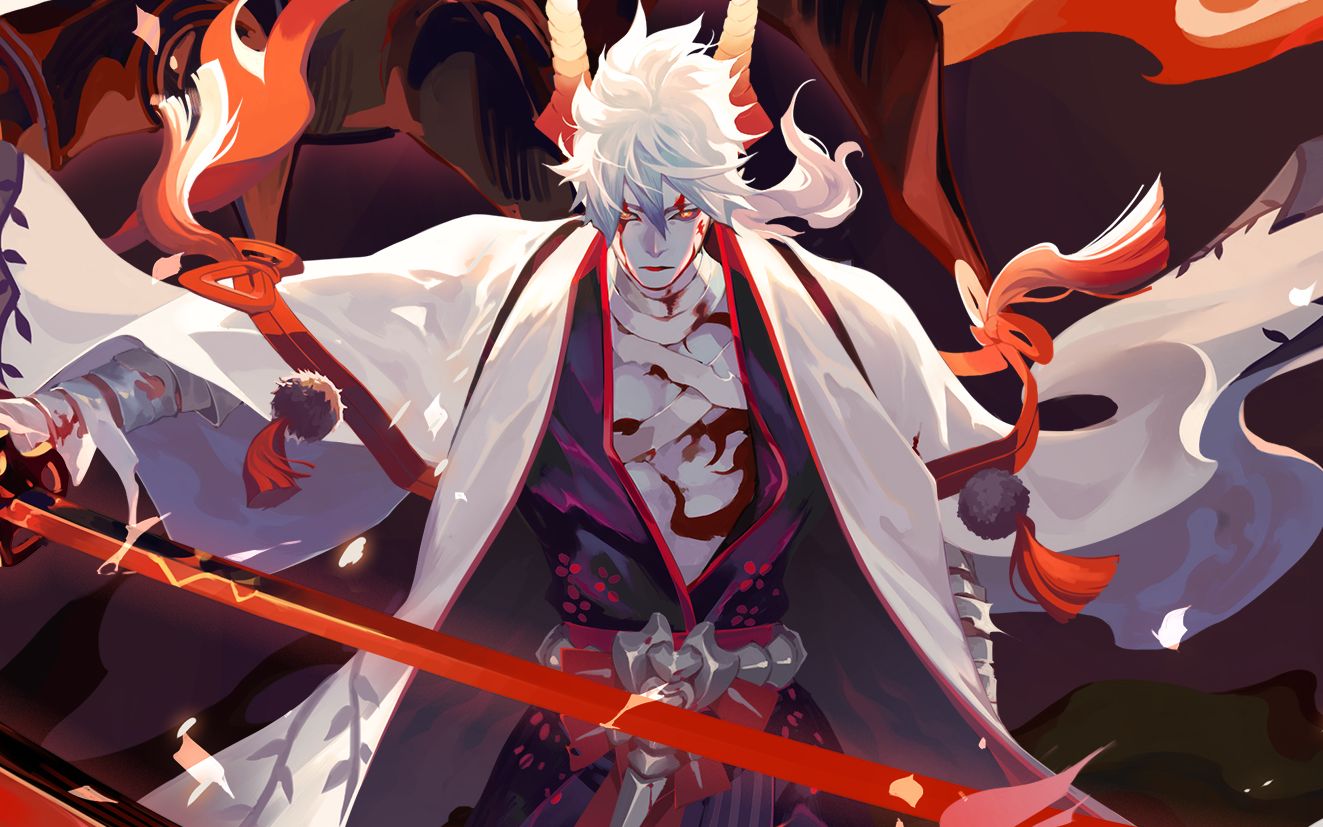 【阴阳师】【首领退治(超鬼王)】满级六星茨木单吃 看看鬼切的发挥