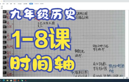 九年级历史18课时间轴哔哩哔哩bilibili