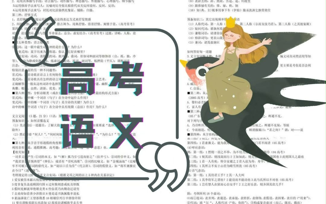 [图]高考语文满分答题技巧-古诗文阅读与鉴赏