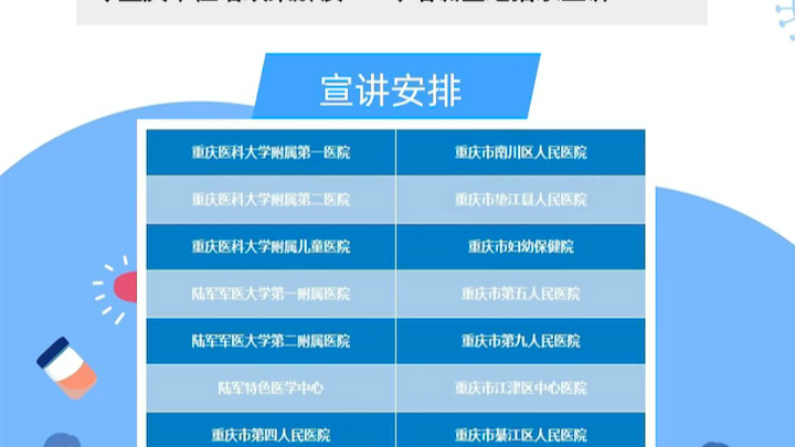 重庆市2022年住院医师规范化培训招收线上推介会马上开始啦!哔哩哔哩bilibili