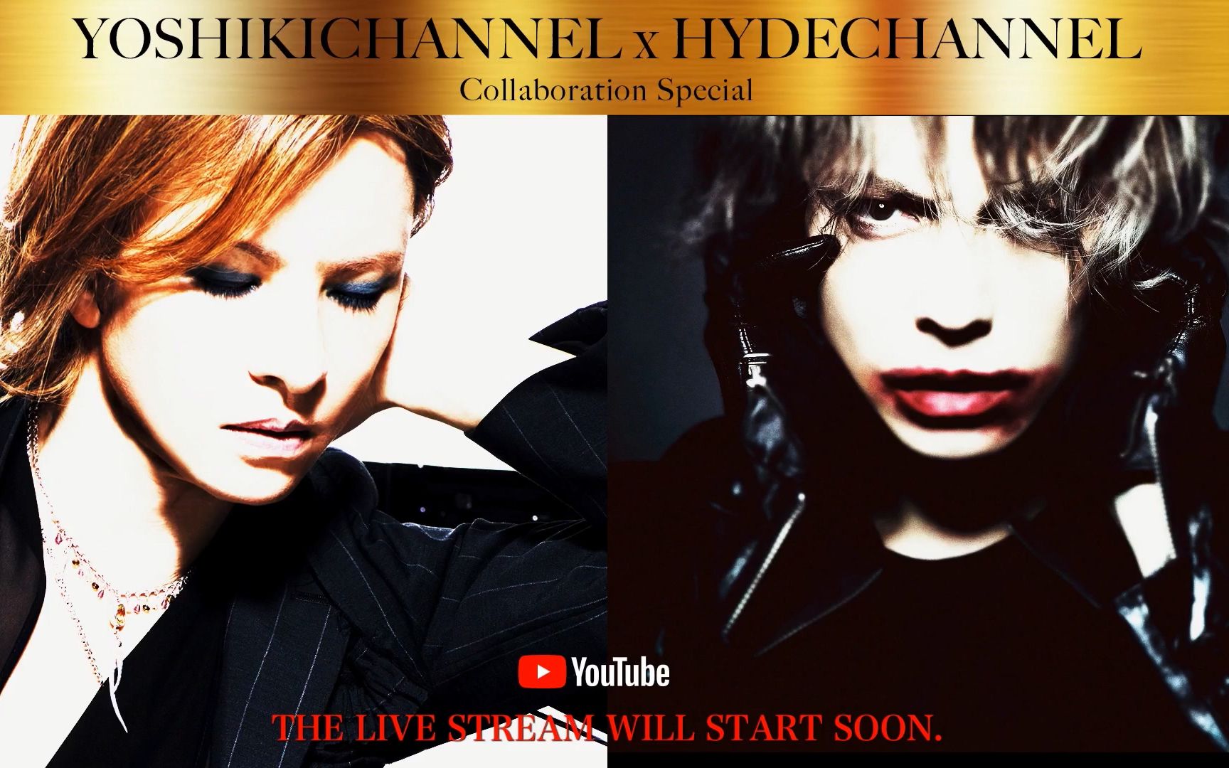 【生肉】yh传说对谈完整版yoshiki_channel_x_hyde_channel_special!