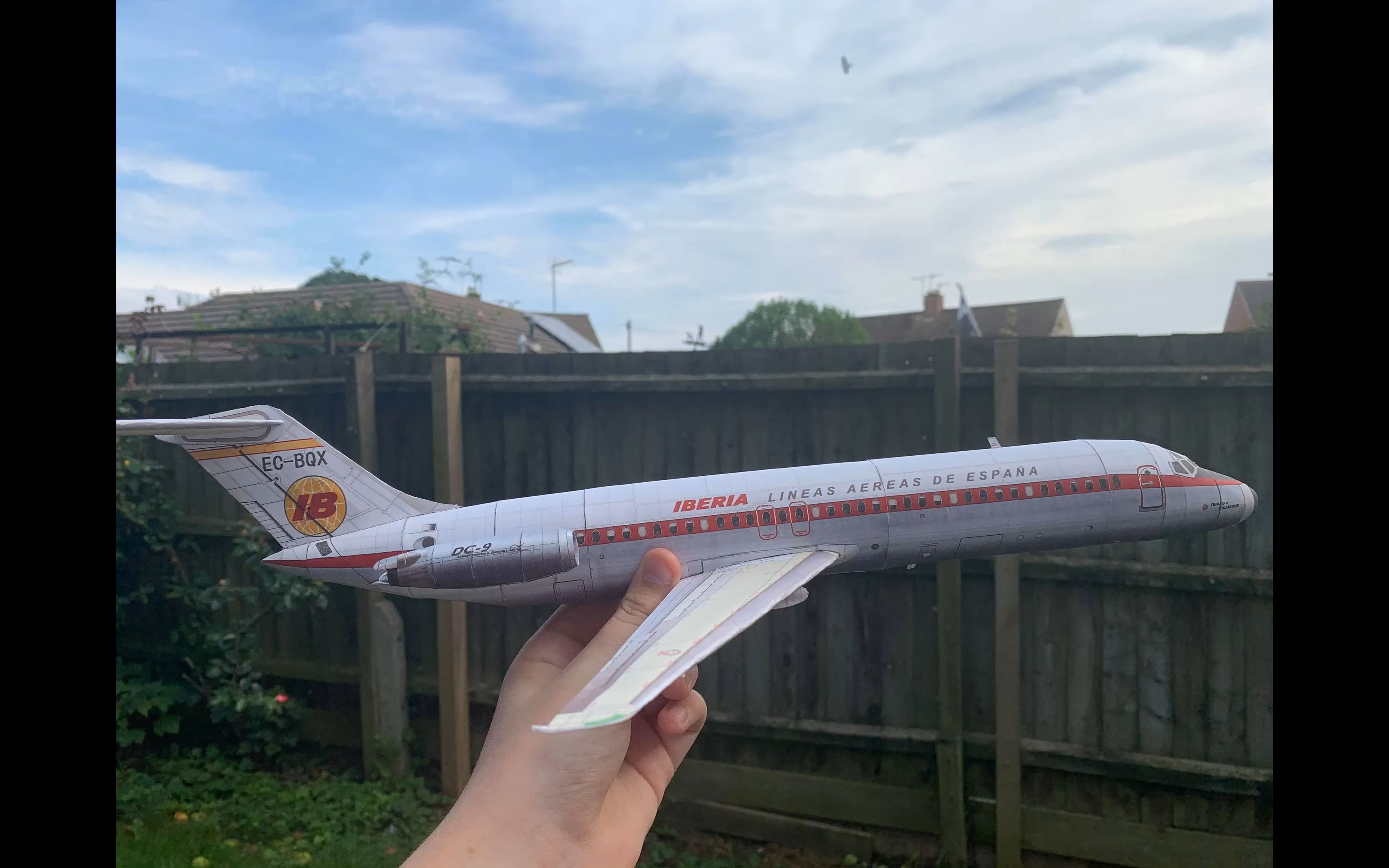 道格拉斯dc9 iberia纸模型制作[未知版本]