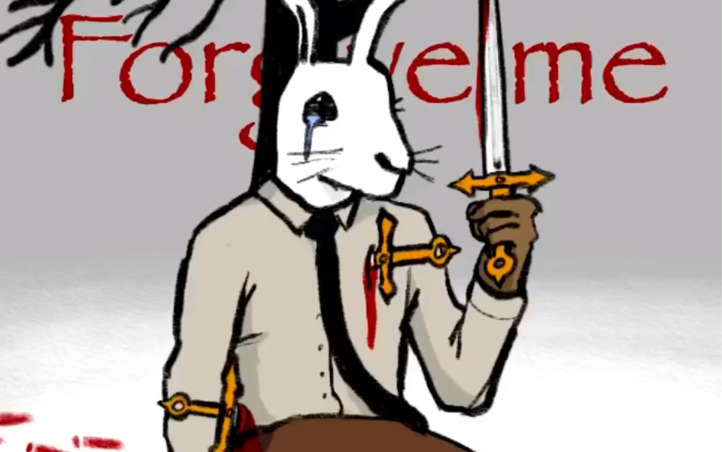 锈湖最近画的一些锈湖风格绘画过程合集