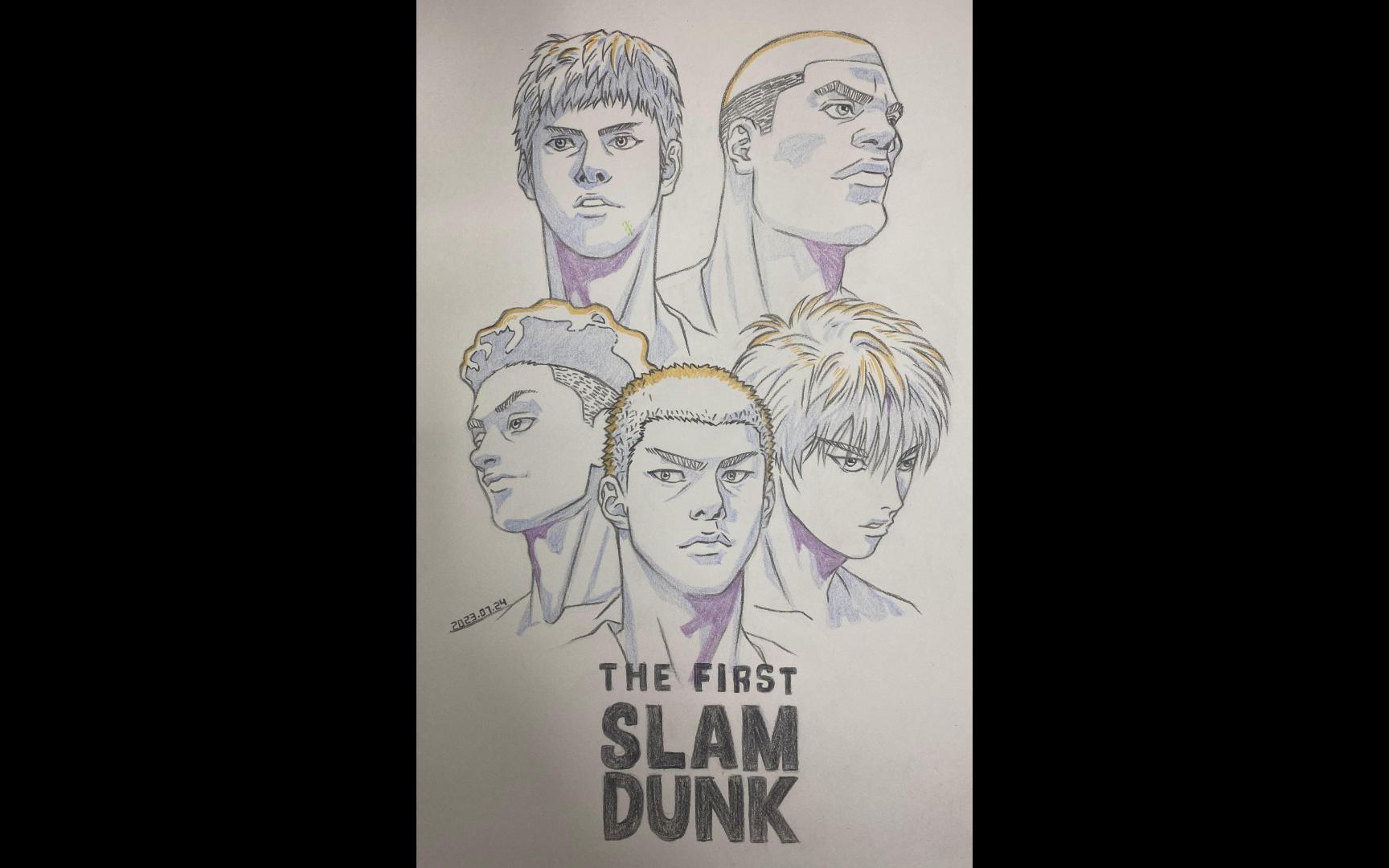 [图]【彩铅手绘】灌篮高手大电影THE FIRST SLAM DUNK